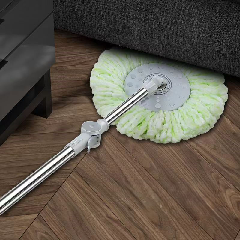 Market - Curatenie si intretinere casa - Produse menaj - Mopuri - Set cu mop rotativ si galeata dreptunghiulara, SMYY-04, Tija ajustabila, Rotire 360° - Infinity.ro