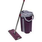 Market - Curatenie si intretinere casa - Produse menaj - Mopuri - Set mop plat si galeata Squeeze, YYS-051 - Visiniu - Infinity.ro