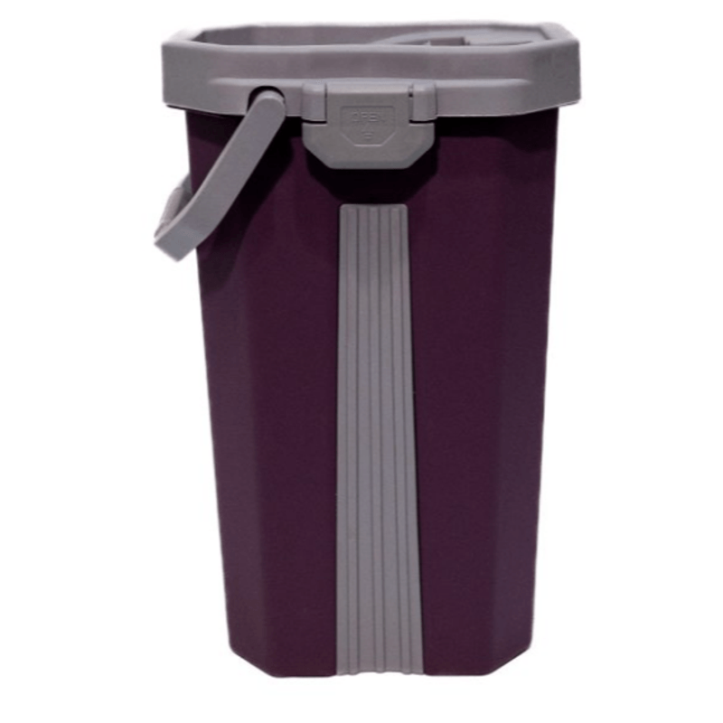 Market - Curatenie si intretinere casa - Produse menaj - Mopuri - Set mop plat si galeata Squeeze, YYS-051 - Visiniu - Infinity.ro