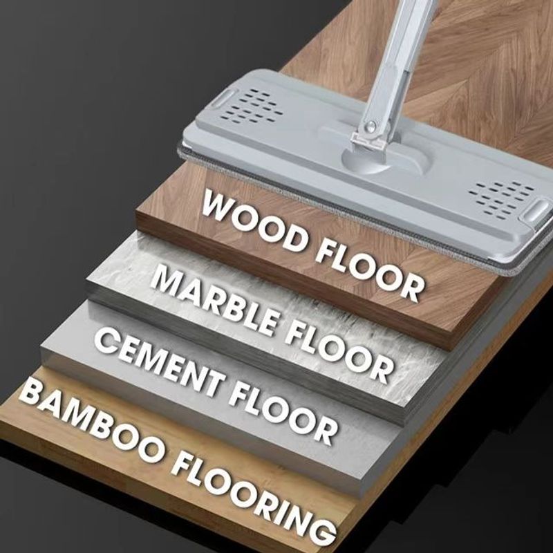 Market - Curatenie si intretinere casa - Produse menaj - Mopuri - Set mop plat si galeata Squeeze, YYS-051 - Visiniu - Infinity.ro