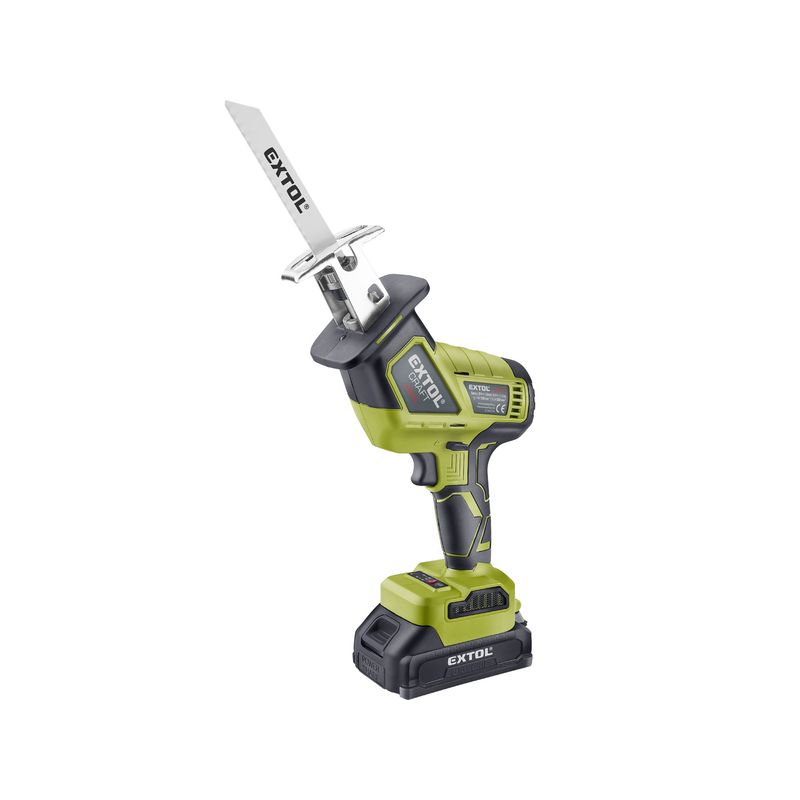 Casa si Gradina - Constructii - Scule electrice si accesorii - Fierastraie electrice - Fierastrau reciprocant fara fir, EXTOL CRAFT, 402454, 20V, 2Ah - Infinity.ro