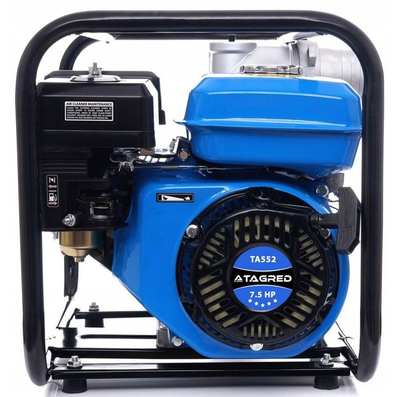 Casa si Gradina - Gradinarit si plante - Instalatii si accesorii pentru irigatii - Pompe apa - Pompa apa benzina, Tagred, 7.5CP, 60000 l/h, 3", TA552 - Infinity.ro