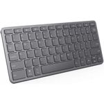 PC, gaming si accesorii - Periferice PC - Tastaturi - Tastatura Multi-Device, membrana, gri, 255.8x105.9x14.6mm, conectare Bluetooth si USB-C - Infinity.ro