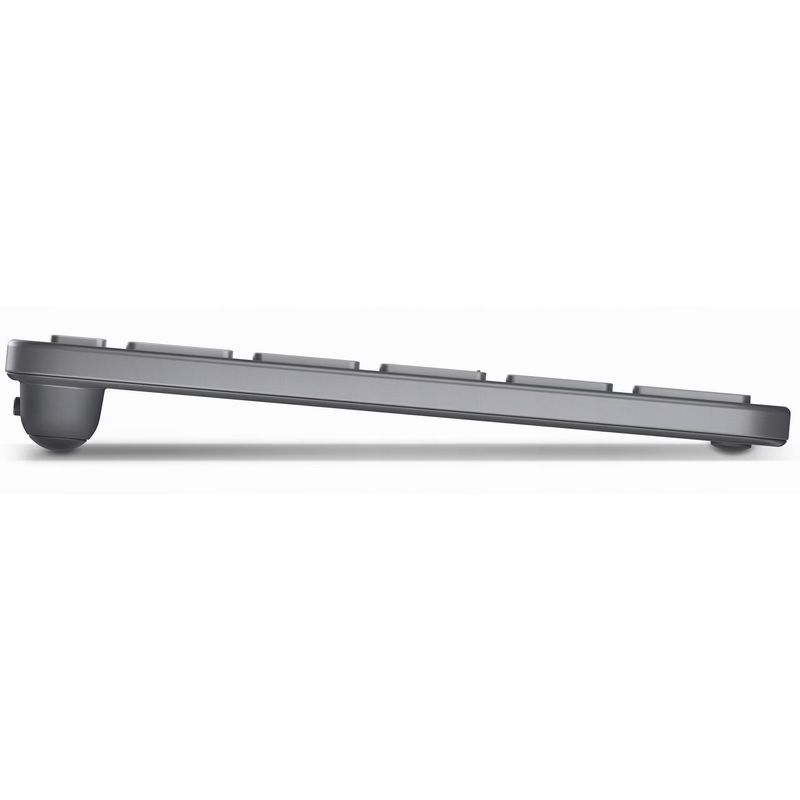 PC, gaming si accesorii - Periferice PC - Tastaturi - Tastatura Multi-Device, membrana, gri, 255.8x105.9x14.6mm, conectare Bluetooth si USB-C - Infinity.ro