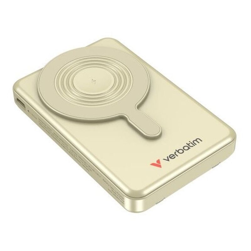 Laptop, Telefoane si Tablete - Telefoane mobile si accesorii - Accesorii Telefoane - Baterii externe - Power bank Verbatim 10000mAh aur, 2 cabluri - Infinity.ro