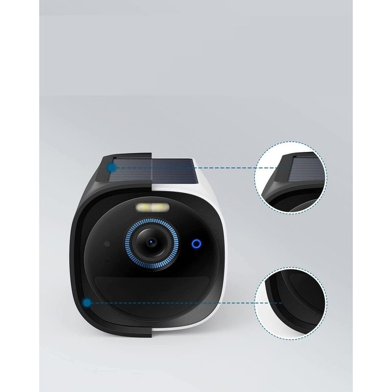 Casa si Gradina - Electrice - Smart Home - Control acces si accesorii - Set 2 huse silicon pentru eufycam 3, protectie UV si ploaie, Negru - Infinity.ro