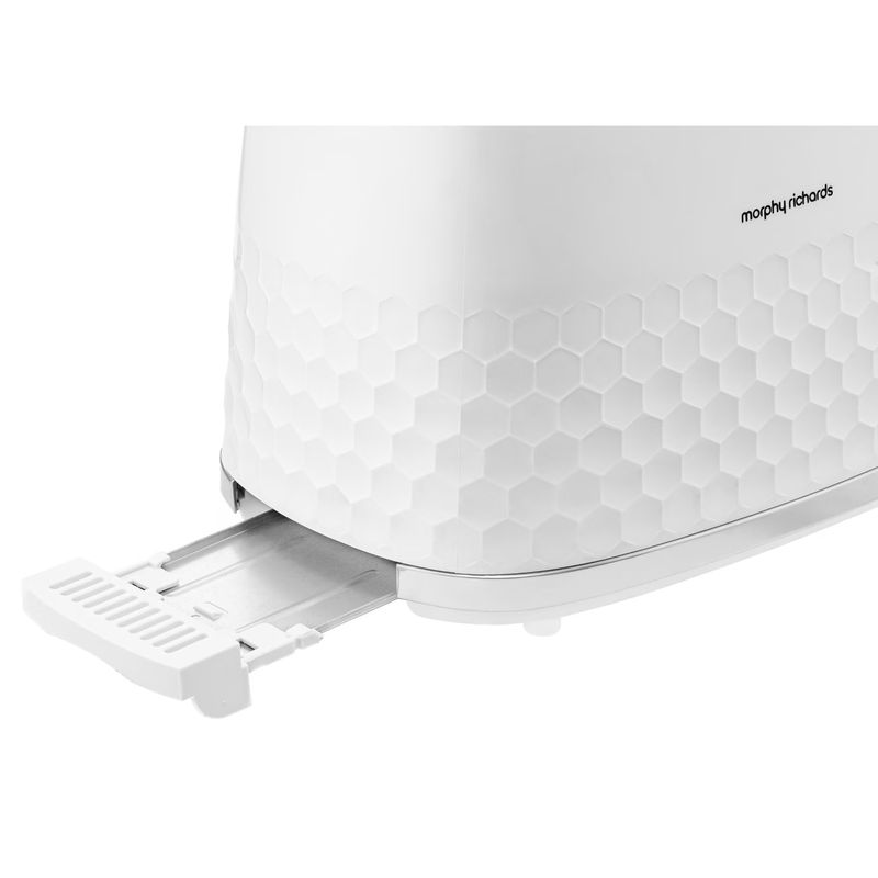 Electronice si Electrocasnice - Electrocasnice bucatarie - Preparare paine - Prajitoare de paine - Prajitor de paine MORPHY RICHARDS, HIVE, 850W, 7 trepte, 2 felii, functie dezghetare, alb - Infinity.ro