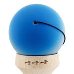 Jucarii, Copii si Bebe - Jucarii si jocuri - Jucarii & jocuri educative - Jucarii interactive - Kendama Flippy KING SIZE V3, Profesionala, Rubber Grip, Gradient Albastru/Gri, 18 cm lemn - Infinity.ro