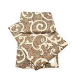 Casa si Gradina - Textile si covoare - Lenjerii de pat - Seturi de lenjerie - Lenjerie de pat 4 piese, 2 persoane, tesatura clasica neteda, 100% bumbac, decor floral - 07 - Infinity.ro