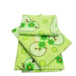 Casa si Gradina - Textile si covoare - Lenjerii de pat - Seturi de lenjerie - Lenjerie de pat 4 piese, 2 persoane, tesatura clasica neteda, 100% bumbac, decor floral - 13 - Infinity.ro