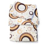 Casa si Gradina - Textile si covoare - Lenjerii de pat - Seturi de lenjerie - Lenjerie de pat 4 piese, 2 persoane, tesatura clasica neteda, 100% bumbac, decor floral - 28 - Infinity.ro