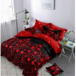 Casa si Gradina - Textile si covoare - Lenjerii de pat - Seturi de lenjerie - Lenjerie de pat 6 piese finet gros cu elastic, XXL - Model geometric, YoYo, 03 - Infinity.ro