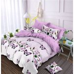 Casa si Gradina - Textile si covoare - Lenjerii de pat - Seturi de lenjerie - Lenjerie de pat 6 piese finet gros cu elastic, XXL - Model floral, YoYo, 11 - Infinity.ro