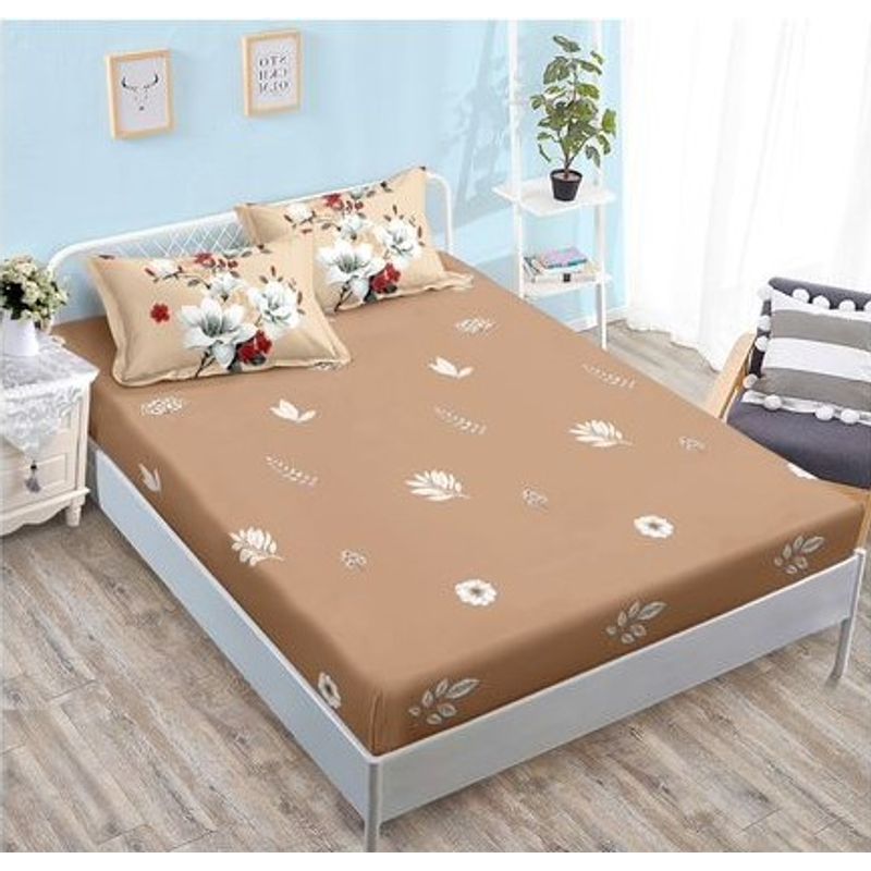 Casa si Gradina - Textile si covoare - Lenjerii de pat - Seturi de lenjerie - Lenjerie de pat 6 piese finet gros cu elastic, XXL - Model floral, YoYo, 15 - Infinity.ro