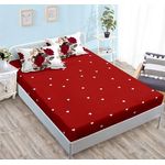 Casa si Gradina - Textile si covoare - Lenjerii de pat - Seturi de lenjerie - Lenjerie de pat 6 piese finet gros cu elastic, XXL - Model floral, YoYo, 18 - Infinity.ro