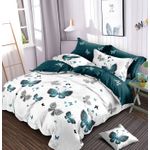 Casa si Gradina - Textile si covoare - Lenjerii de pat - Seturi de lenjerie - Lenjerie de pat 6 piese finet gros cu elastic, XXL - Model floral, YoYo, 29 - Infinity.ro