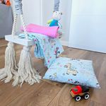 Casa si Gradina - Textile si covoare - Lenjerii de pat - Lenjerii copii - Set 3 piese patut ranforce, cearceaf pat 120×150 cm, husa elastic 60×120+15 cm, fata perna 40×40 cm, decor jucarii - Infinity.ro