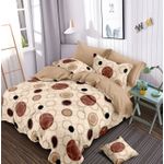 Casa si Gradina - Textile si covoare - Lenjerii de pat - Seturi de lenjerie - Lenjerie de pat 6 piese finet gros cu elastic, XXL - Model geometric, YoYo, 24 - Infinity.ro