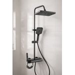 Casa si Gradina - Sanitare - Cazi si cabine de dus - Coloane si seturi de dus - Coloana de dus RAIZ Origins Flow, 4 functii, Afisaj digital, Jet reglabil, Presiune ridicata, Para de dus - Infinity.ro