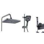 Casa si Gradina - Sanitare - Cazi si cabine de dus - Coloane si seturi de dus - Coloana de dus RAIZ Origins Flow, 4 functii, Afisaj digital, Jet reglabil, Presiune ridicata, Para de dus - Infinity.ro