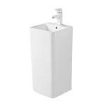 Casa si Gradina - Sanitare - Lavoar baie si accesorii - Lavoare si piedestale - Lavoar stativ, Fluminia, Winter Lord-B, alb - Infinity.ro