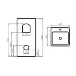 Casa si Gradina - Sanitare - Lavoar baie si accesorii - Lavoare si piedestale - Lavoar stativ, Fluminia, Winter Lord-B, alb - Infinity.ro