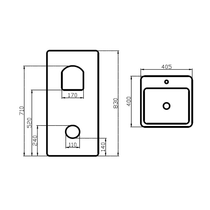 Casa si Gradina - Sanitare - Lavoar baie si accesorii - Lavoare si piedestale - Lavoar stativ, Fluminia, Winter Lord-B, alb - Infinity.ro