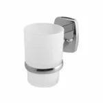 Casa si Gradina - Sanitare - Suporturi si accesorii baie - Accesorii baie - Suport periute de dinti satinat Bisk Oregon - Infinity.ro