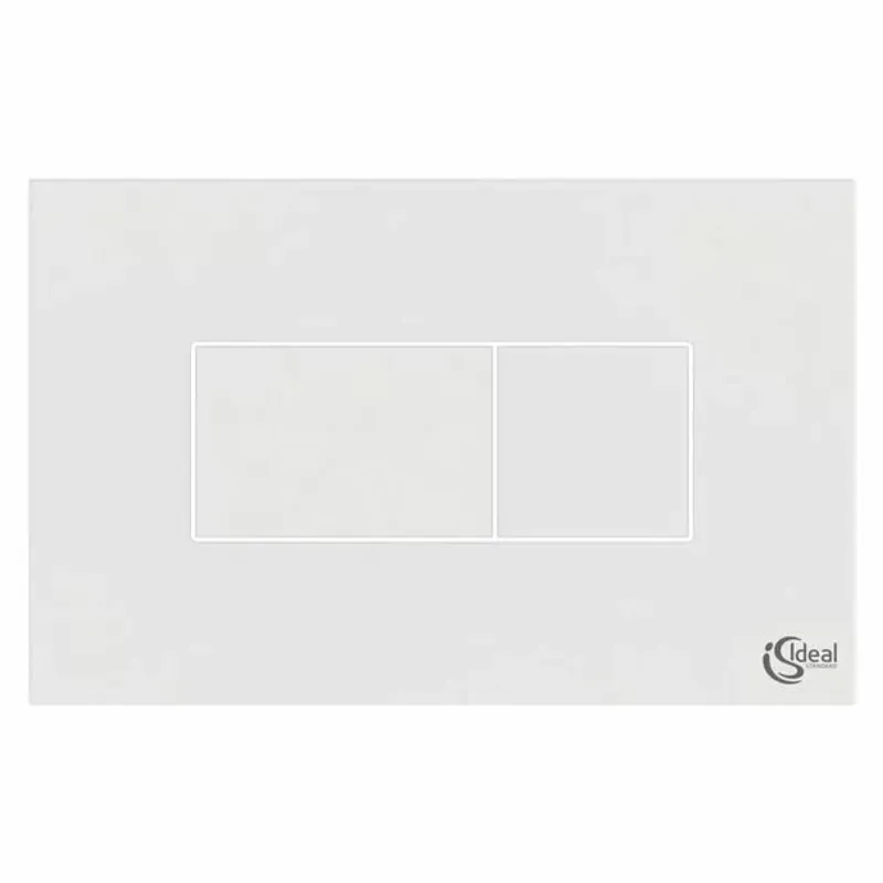 Casa si Gradina - Sanitare - Obiecte sanitare - Accesorii vase de toaleta - Clapeta de actionare dubla comanda Ideal Standard Solea P2 alb actionare pneumatica - Infinity.ro