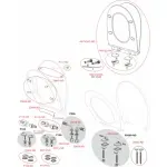 Casa si Gradina - Sanitare - Obiecte sanitare - Accesorii vase de toaleta - Capac toaleta Softclose Duroplast Alca A604 - Infinity.ro