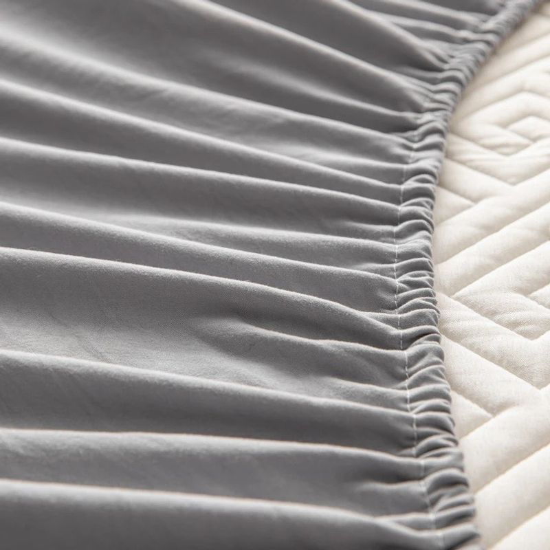 Casa si Gradina - Textile si covoare - Lenjerii de pat - Cearceafuri de pat - Husa cu elastic Kotonia Home Bebe - ranforce, 100 % bumbac, dimensiune saltea 60x120+15 cm, gri - Infinity.ro