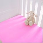 Casa si Gradina - Textile si covoare - Lenjerii de pat - Cearceafuri de pat - Husa cu elastic Kotonia Home Bebe - ranforce, 100 % bumbac, dimensiune saltea 60x120+15 cm, roz - Infinity.ro