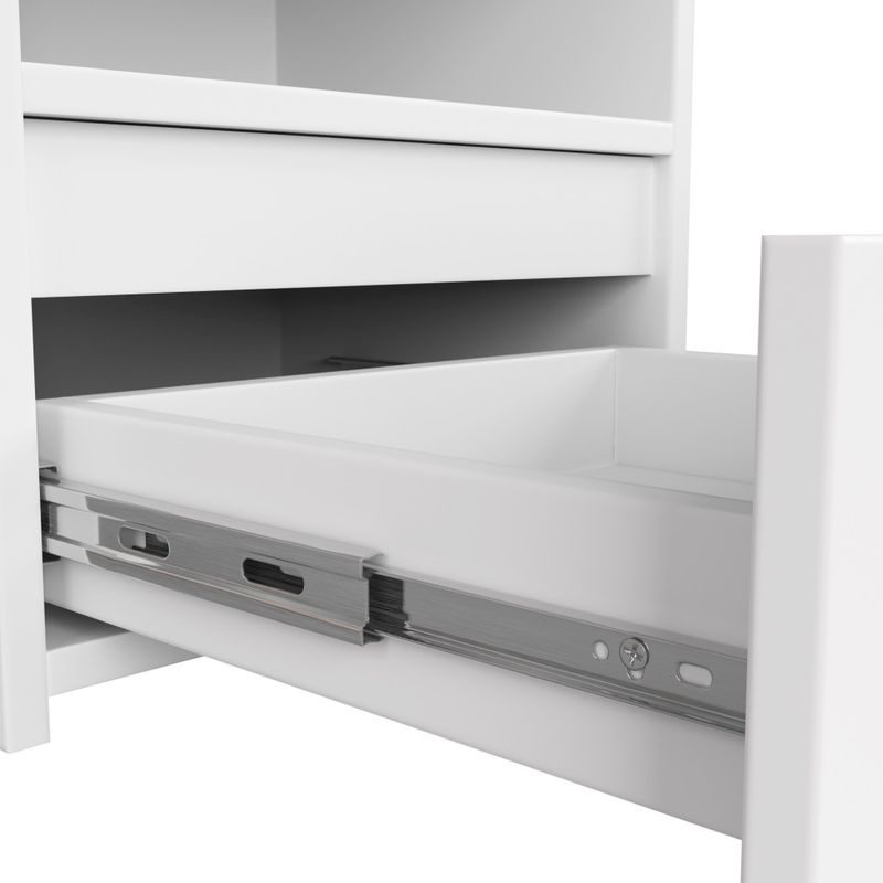 Casa si Gradina - Mobilier - Comode si corpuri - Noptiere - Noptiera cu 1 sertar, PAL laminat 16mm, 40x35x40 cm, alb - Infinity.ro