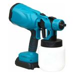 Casa si Gradina - Constructii - Vopsea si tencuieli - Pistoale si sisteme de vopsit si tencuit - Pistol de vopsit/tencuit, PVC, Reglabil, 600W, 3 modele de pulverizare, fara fir - Infinity.ro