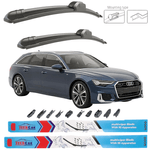 Auto si Moto - Intretinere auto - Stergatoare - Stergatoare Audi A6 (Avant C8 fara duza integrata in brat) 2018-2024 – Set fata - Infinity.ro