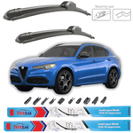 Auto si Moto - Intretinere auto - Stergatoare - Stergatoare Alfa Romeo Stelvio 2016-2022 – Set Fata - Infinity.ro