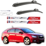 Auto si Moto - Intretinere auto - Stergatoare - Stergatoare Chevrolet Cruze (J305) HATCHBACK 2011-2016 – Set fata Flat - Infinity.ro
