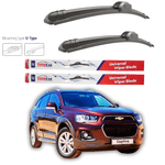 Auto si Moto - Intretinere auto - Stergatoare - Stergatoare Chevrolet Captiva (C100,140) 2013-2018 – Set fata Flat - Infinity.ro