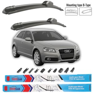Stergatoare Audi A3 (8P1 Facelift 3 doors) 2008-2013 – Set fata