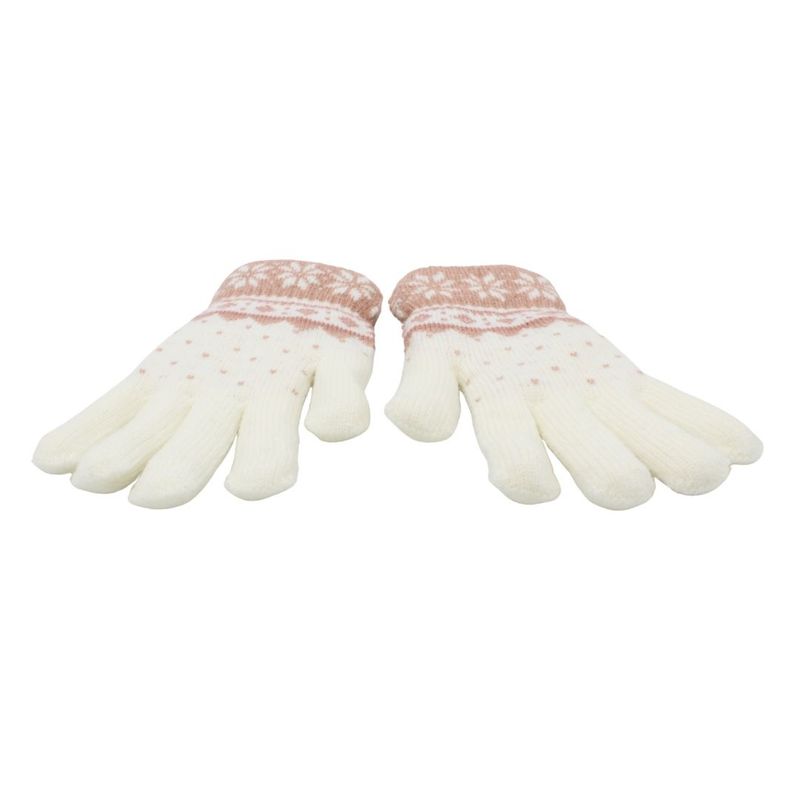 Fashion, accesorii si bijuterii - Femei - Accesorii femei - Manusi femei - Manusi dama, Antonio, captuseala interioara de plus, culoare alb, one size - Infinity.ro