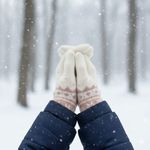 Fashion, accesorii si bijuterii - Femei - Accesorii femei - Manusi femei - Manusi dama, Antonio, captuseala interioara de plus, culoare alb, one size - Infinity.ro