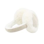 Fashion, accesorii si bijuterii - Femei - Accesorii femei - Alte accesorii femei - Casti pufoase pentru urechi, Antonio, cu aspect de piele intoarsa, culoarea ivory, one size - Infinity.ro