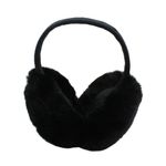 Fashion, accesorii si bijuterii - Femei - Accesorii femei - Caciuli si palarii femei - Casti pufoase marimea XXL, pentru urechi, Antonio, Ø 14 cm, culoarea negru - Infinity.ro