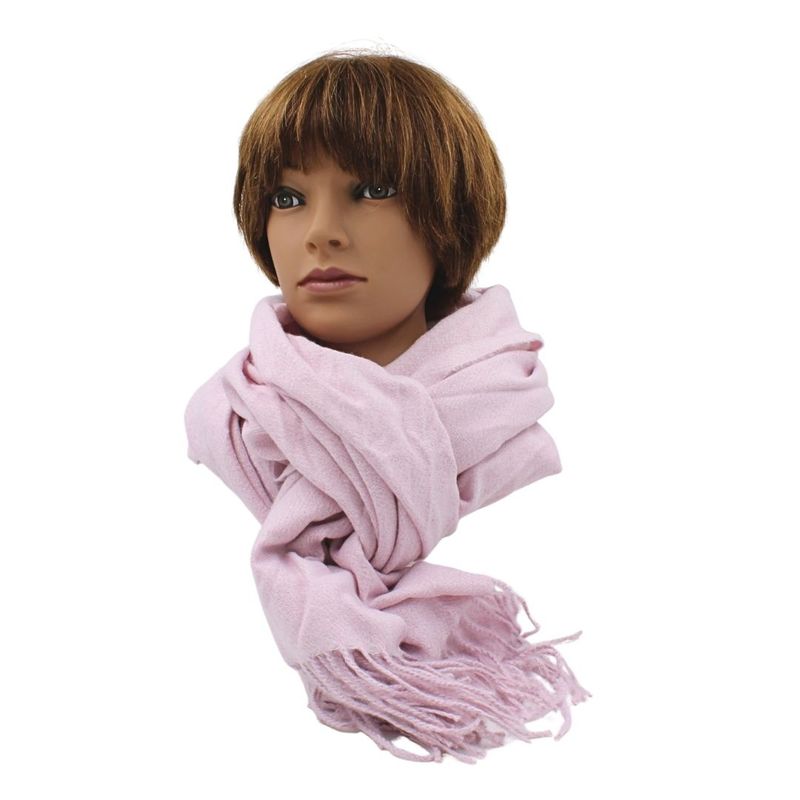 Fashion, accesorii si bijuterii - Femei - Accesorii femei - Alte accesorii femei - Esarfa de dama, Antonio, model cu franjuri, culoarea lila - Infinity.ro