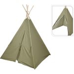 Jucarii, Copii si Bebe - Jucarii si jocuri - Jucarii de exterior - Casute si corturi copii - Cort Teepee pentru copii – Verde Olive - Infinity.ro