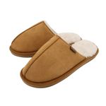 Fashion, accesorii si bijuterii - Barbati - Incaltaminte barbati - Slapi si papuci barbati - Papuci de casa imblaniti, Antonio, pentru barbati, culoarea maro, 46-47 EU - Infinity.ro
