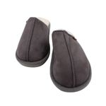 Fashion, accesorii si bijuterii - Barbati - Incaltaminte barbati - Slapi si papuci barbati - Papuci de casa imblaniti, Antonio, pentru barbati, culoarea gri, 44-45 EU - Infinity.ro
