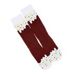 Fashion, accesorii si bijuterii - Copii - Lenjerie si pijamale copii - Sosete si dresuri copii - Sosete Funny Ice Cream unisex, model inghetata pe bat, multicolor, One Size, cadou amuzant - Infinity.ro
