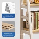 Casa si Gradina - Mobilier - Biblioteci si rafturi - Rafturi - Raft multifunctional, de birou, cu 3 niveluri, culoarea alb, Ecarla, 95x32x90 cm, SZ40B - Infinity.ro