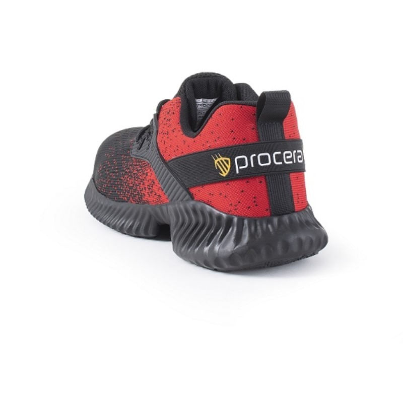 Casa si Gradina - Constructii - Echipamente de lucru - Incaltaminte protectia muncii - Pantofi de protectie Texo Fly S1, usori si aerisiti, cu bombeu metalic Rosu 36 - Infinity.ro